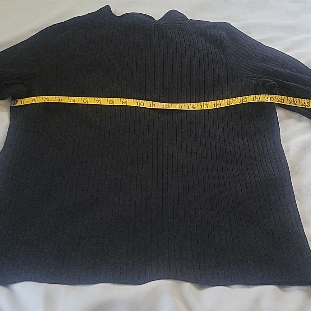 Inc. International Concept Woman's Black V-Neck Sweater, Size: OX - Picture 5 of 7